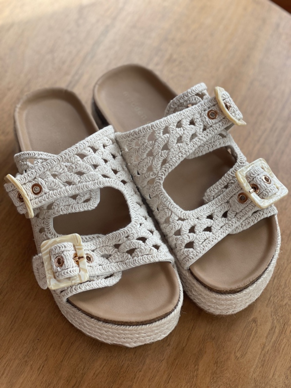 {sold on Vinted} Crochet Platform Sandals